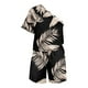 thumbnail image 5 of Conjunto de dos piezas de verano para mujer, estampado y liso, con top de un hombro y pantalón corto con bolsillo Wmkox8yi  bvn1060, 5 of 9