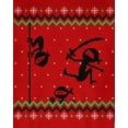 thumbnail image 4 of Old Glory Mens Ninja Ninjas Attack Ugly Christmas Sweater Long Sleeve Sweatshirt, 4 of 6