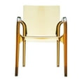 thumbnail image 6 of Siesta Dejavu Polycarbonate Arm Chair Transparent Amber Set of 4, 6 of 6