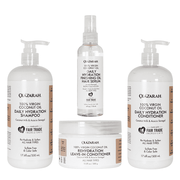 Olazarah Coconut Milk Infusion Volumizing Hair Care Set with Coconut Milk, 1 Piece