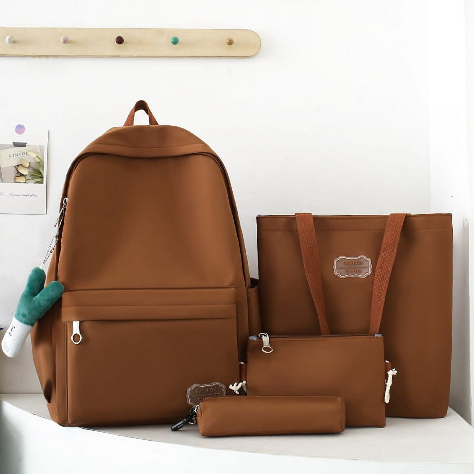 Piece Aesthetic Backpack Lightweight School Bag Shoulder Bag