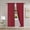 BURGUNDY, variant on Gorgeous Home Linen 2PC Brick Rust Solid Matte Color Window Lined Panel Curtain Rod Pocket 37" Width X 84" Length (each) Panel