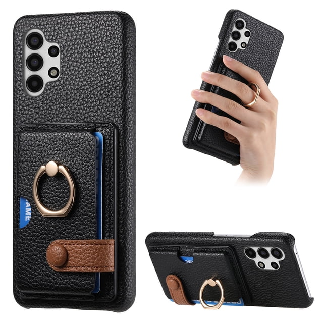 Compatible con iPhone XS, Funda GANGXUN con soporte magnético y tarjetero