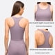 thumbnail image 5 of Chaleco de yoga de cuello redondo de verano con almohadilla para el pecho, ropa interior deportiva ajustada elástica a prueba de golpes para mujer, 5 of 6