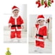 thumbnail image 3 of Disfraz de Papá Noel para niño y niña, conjunto de vestido, pantalones, Tops, sombrero, capa, cinturón, 3 of 4