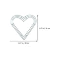 thumbnail image 2 of 4 unids bricolaje colgando marco de guirnalda en forma de corazón guirnalda de flores haciendo aros anillo de hierro, 2 of 5