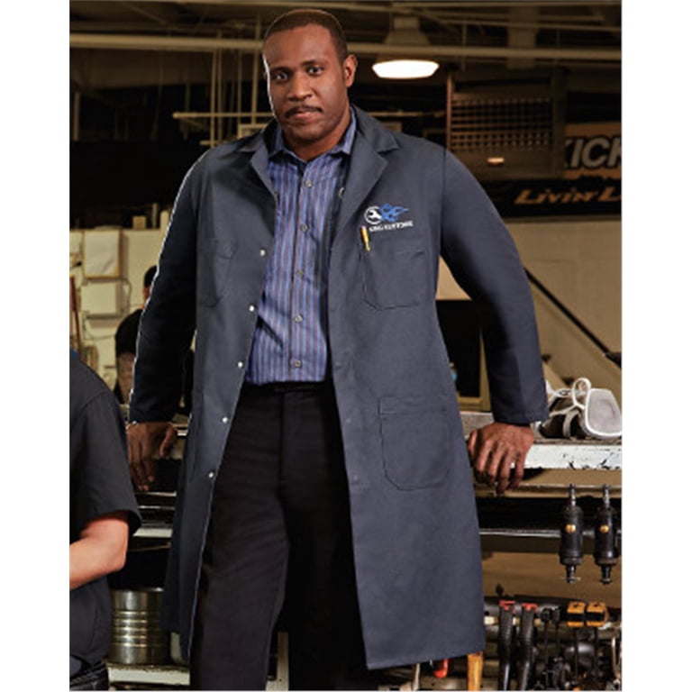 Red Kap Mechanic Work Clothes Uniform - Shop Coat Extended Sizes