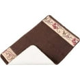 thumbnail image 2 of popular bath bath rug, larissa collection, 21" x 12", rose design, 2 of 3