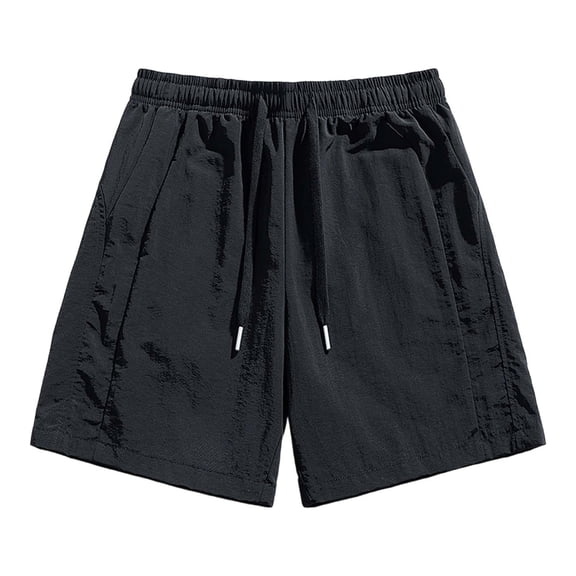 successthop Mens Sweat Shorts with Pockets and Drawstring Straight Leg Sweatpant Shorts Elastic Waist Bottoms Clothes XS