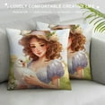 thumbnail image 3 of GOSMITH TUNW Girls Chicken Gifts Throw Pillows Cover, Chicken Gifts, Chicken Christmas Decor, Chicken Decor, Chicken Pillow Cases, Chicken Themed Gifts Decorative Pillowcase for Home Living Room, 3 of 5