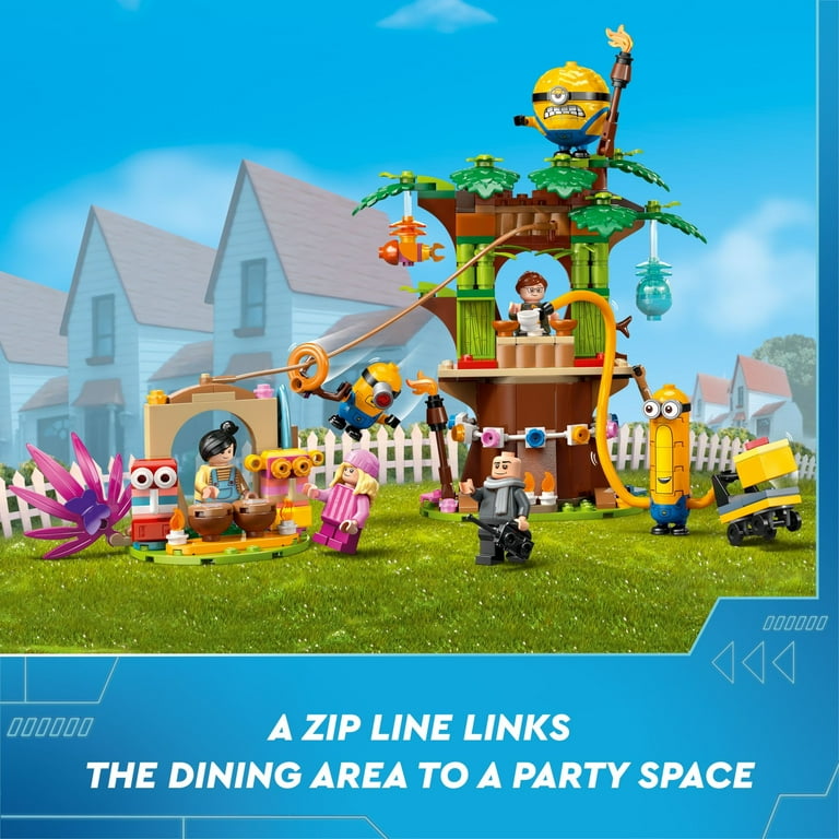 LEGO Despicable Me 4 Minions, Gru's Mansion & Treehouse Set, Movie