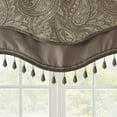 thumbnail image 3 of Gracie Mills Thornton Paisley Jacquard Window Valance with Beads trimming - GRACE-11010, 3 of 3