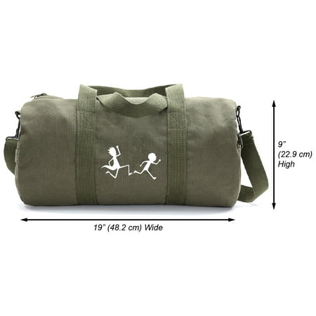 Rick after Morty Heavyweight Canvas Sports Duffel