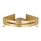 thumbnail image 1 of Estante de esquina para baño, estante de pared de aluminio para ducha y baño, champú para baño. Triángulo Dorado, 1 of 8