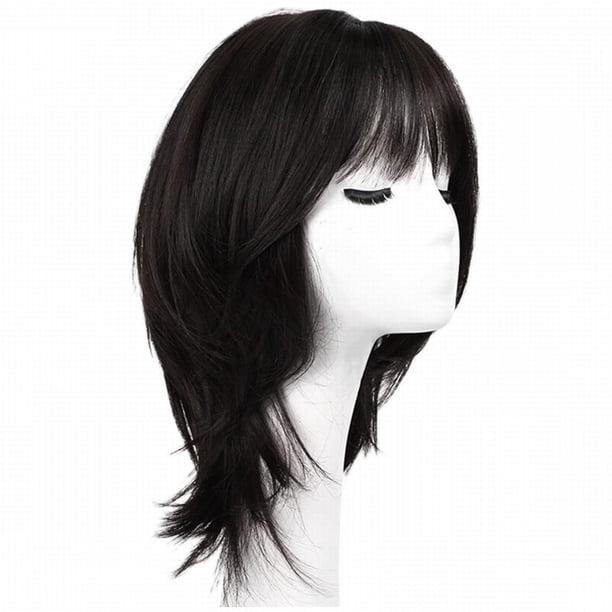Peluca de mujer Cabello largo Hebilla interior Clavícula Cubierta de cabello Peluca ajustable e inclinada Más ahorro de tiempo y conveniencia