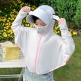 thumbnail image 2 of Shachafan Girls Sun Shirt Summer Lightweight Breathable Blocking Loose Jacket For Outdoor Play Sports Shirts for Girls, 2 of 4
