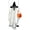 White, variant on Halloween Flying Ghost on Broomstick Lighted Hanging Decoration -Outdoor Halloween Decoration Hanging Ghost for Front Porch Yard Patio Tree