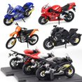 thumbnail image 2 of Adorno para tarta de modelo de motocicleta, decoración creativa de motocicleta de aleación, modelo de motocicleta de mujer, coche de juguete, 2 of 6