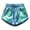Blue/1Pack, variant on SILVERCELL Girls Metallic Dance Shorts for Athletic Sparkly Hot Pants for Girls 4-12 Years