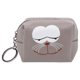 thumbnail image 1 of Bolsa Cartera de cuero para mujer con bonitos dibujos animados y monedero, miniembrague (gris) Tmvgtek Para Estrenar, 1 of 6
