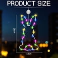thumbnail image 3 of LED Bunny Window Decoration with Timer Battery Operated Easter Lights Hanging Indoor Outdoor Party Home Decor Spring Holiday Display, 3 of 8