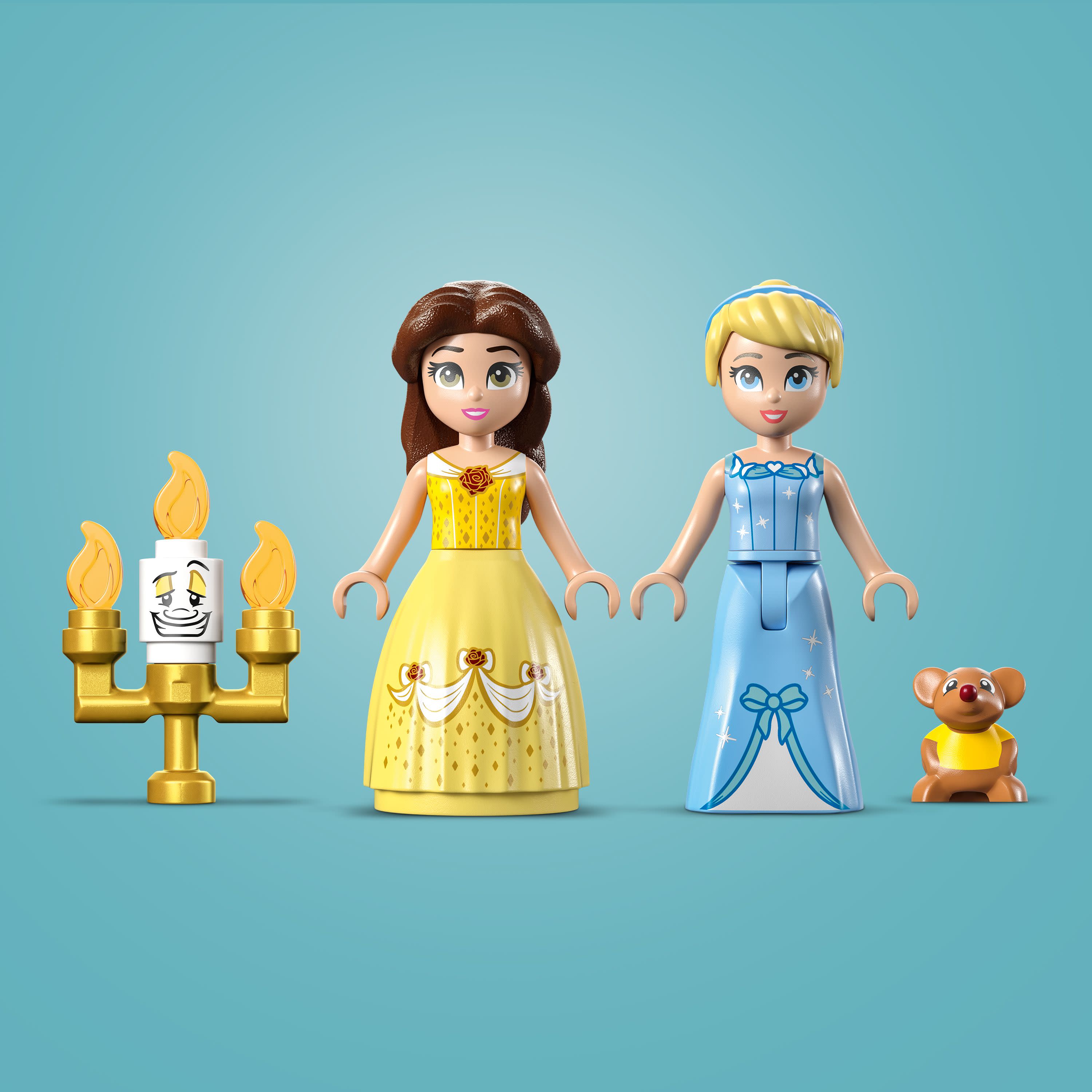 LEGO Disney Princess Creative Castles 43219​, Toy Castle Playset with Belle  and Cinderella Mini-Dolls and Bricks Sorting Box, Travel Toys for Kids,  Girls and Boys ages 6+