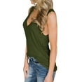 thumbnail image 3 of Dellytop Womens V Neck Loose Fit Sleeveless Casual Summer Tank Tops, 3 of 5