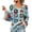 Blue, variant on Crochet Tops for Women Spring Summer Boho Floral Shirts Coverups 2026 Summer Fall Outfits for Women(White,L)