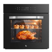 Electric Single Wall Oven 24inch Stainless Steel Built-in Electric Ovens, 2.75 Cu.ft