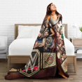 thumbnail image 4 of Fighting Photo Collage Throw Ultra Soft Fleece Blankets Luxury Plush Cozy Flannel Lightweight Blanket for Bed,Sofa Suitable for All Seas 60"X50", 4 of 6