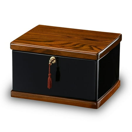 Large Wood Urn - Wood Cremation Urn - Extra Large 275 Pounds - Brown Courage Burl Wood - Engraving Sold Separately