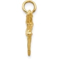 thumbnail image 2 of Solid 10k Yellow Gold Ballerina Charm - 20mm, 2 of 6
