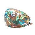 thumbnail image 1 of Gorros De Operación Enfermeras En Forma De Calabaza Servicio De Larga Duración Color Puro Pulido Opaco Profesional Colores Surtidos Gorros De Trabajo Con Lazo En La Espalda Yuarrent AP008656-11, 1 of 5