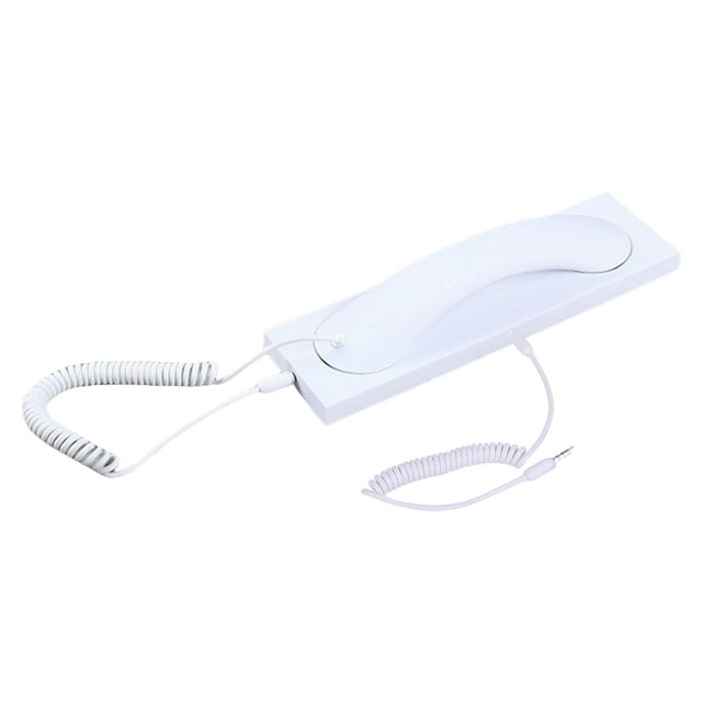 Handset Headset Comfortable Call Fashion for Cell Phones White