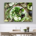 thumbnail image 3 of wall26 Canvas Print Wall Art Country Farm Cucumber Green Bean Salad Food &amp; Cooking Kitchen Photography Realism Decorative Scenic Rustic Zen Calm Colorful for Living Room, Bedroom, Office - 32&quo, 3 of 5