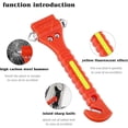 thumbnail image 3 of 2Pcs Emergency Hammers with Window Breaker and Seat Belt Cutter for Car-Large, 3 of 5