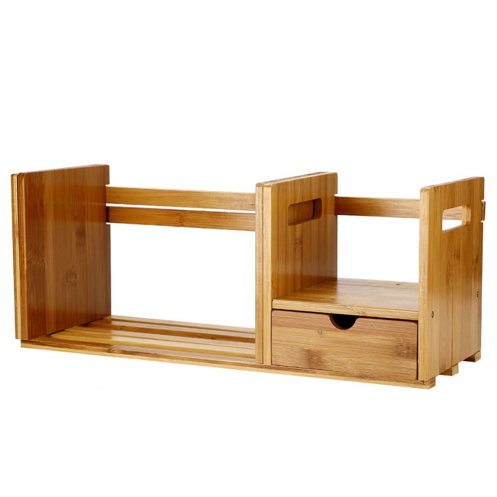 Office & Desk Storage Home & Living Bamboo Desktop Shelf with Pencil