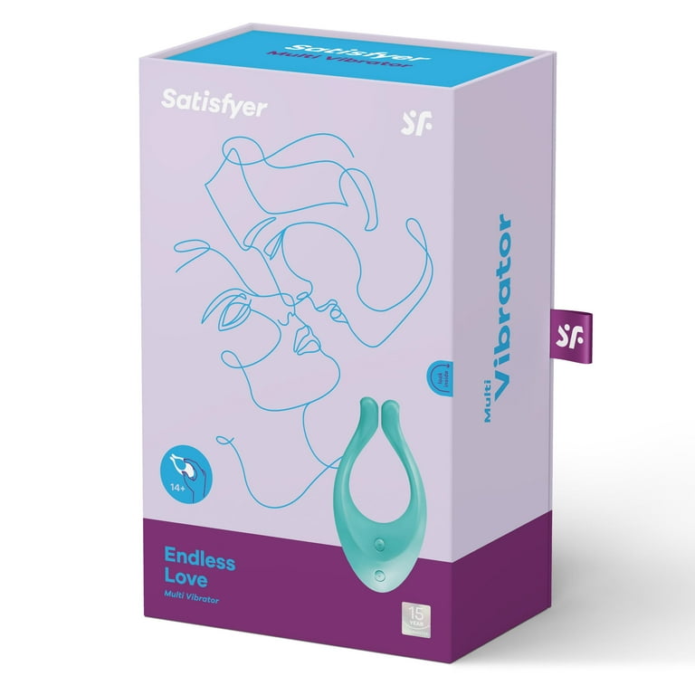 Satisfyer Endless Love Couple's Vibrator - Multivibrator, Clitoral and  G-Spot Stimulation, Partner Toy, Soft Silicone, Waterproof, Rechargeable -  14 Use Applications (Turquoise) - Walmart.com