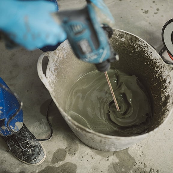 LOLIPPYY 2-Pack Cement Mixing Paddles with Hexagonal Steel for Drill - Home Improvement Mixer Tool