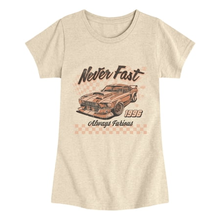Instant Message – Never Fast Always Furious Fitted Short Sleeve Graphic T-Shirt