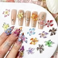 thumbnail image 3 of ThrottleT-100PCS Flower Nail Charms, 3D Hawaii Flower for Nail Art Soft Resin Hibiscus Floral Nail Art Rhinestones, Mixed Flowers Charms for Acrylic Nails Design DIY Supplies, 3 of 12