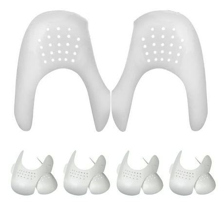 

Q&Q ESSENTIALS 5 Pairs Anti Crease Shoe Protector Anti-Wrinkle Toe Cover Cap Sneaker Guards USA