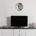 thumbnail image 3 of Marble Kitchen Wall Clock, Silent Non Ticking 10 Inch Wall Clocks Battery Operated, Modern Coastal Style Clock Decor for Living Room, Home, Bedroom, Bathroom, 3 of 6
