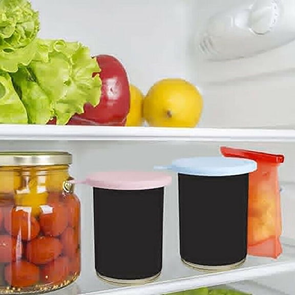 Can Lids for Canned Food – Universal Silicone Pet Food Can Covers, Fits 2.5/2.9/3.3 Inch Dog & Cat Food Tin Lids, BPA Free Reusable, Includes Spoon for 3oz 5.5 oz Cans dog food tin lids covers