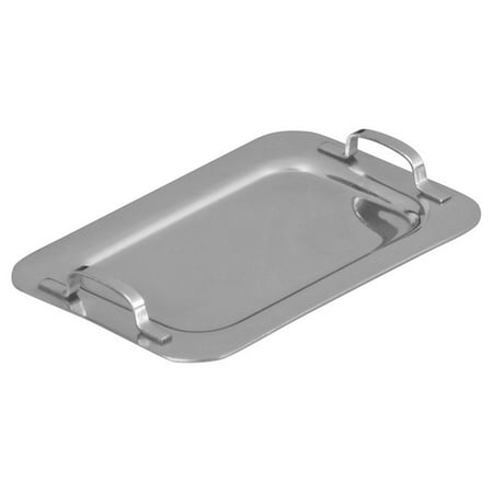 

8 1/2 L x 5 1/4 W Mini Serving Platter with Handle Stainless Steel