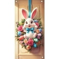 thumbnail image 2 of Fasiaou Happy Easter Door Cover Decorations Easter Bunny Eggs Door Banner Welcome Easter Banner Spring Easter Party Decorations for Front Door Wall Indoor Outdoor 72.8 x 35.4 Inch, 2 of 6