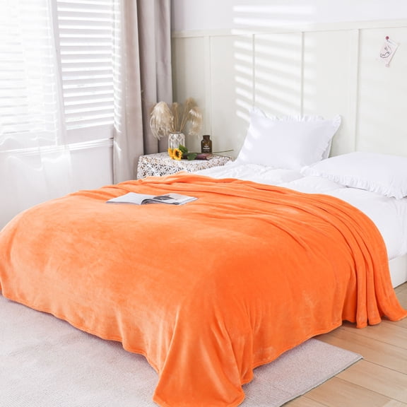 Super Soft Warm Fleece Blanket, Cozy Microfiber Throw, Anti-Static, Lightweight, Washable, Perfect for Sofa Bedding, Cold Nights, Home, Travel H