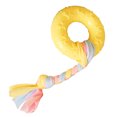 thumbnail image 1 of Pet Chew Toy Doughnut Shape Squeaky Dog Teething Toy Dog Bite Toy Dog Rope Toy, 1 of 9