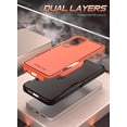 thumbnail image 2 of Poetic Neon Case for Galaxy S24 Plus 6.7", Dual Layer Rugged Slim Shockproof Protective Cover, Orange, 2 of 5