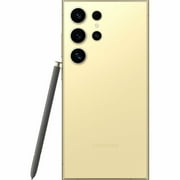 Unlocked for All Carriers Samsung Galaxy S24 Ultra Cell Phone 512GB 12GB RAM 5000 mAh Titanium Yellow